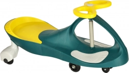 Gravitációs lábbal hajtás nélküli jármű LED világító kerekekkel – sárga