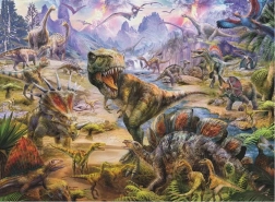 Gyermek puzzle 300 darabos 2D Dinoszauruszok