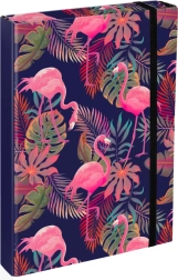 BAAGL A4 Jumbo füzetborító flamingó mintával