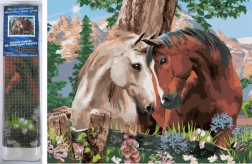 Gyémántfestés Lóharmónia 30 × 40 cm