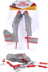 Gyermek szakácsjelmez edénykészlettel