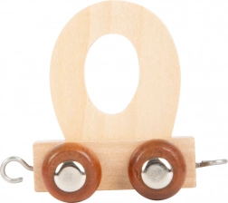 Faforgalatos vagon O betűvel kisvonat pályákhoz small foot