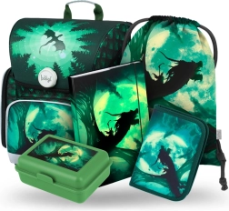Iskolai szett Sárkány Baagl: Aktatáska, Tolltartó, Cipőzsák, Mappa és Uzsonnás Doboz