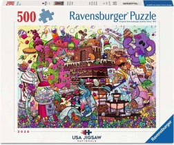 Ravensburger Puzzle USA Jigsaw Nationals: Édes játszótér (500 darab)