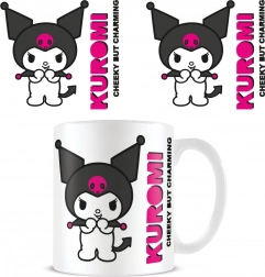KUROMI Cheeky Character kerámia bögre, 315 ml