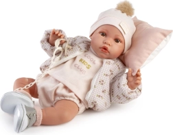 Antonio Juan Erika 42 cm-es terápiás, súlyozott, realisztikus baba hangokkal