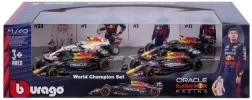 bburago 1:43 formula 1 red bull racing rb20 4-pack (2024) – verstappen és perez