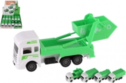 Városi szolgáltatások műanyag játékautó 12cm visszahúzható funkcióval