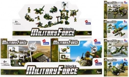 építőkészlet hadsereg figurával – 8 változat