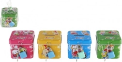 Gyermek fémből készült persely zárral