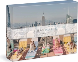 Puzzle Gray Malin kutyák New Yorkban 1000 darab