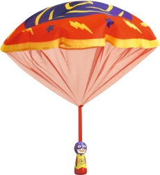 DJECO Flying Hero – dobókis ejtőernyős – Super Powers