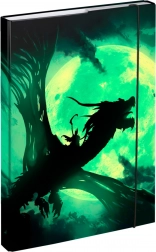 BAAGL A4-es füzetborító sárkány motívummal