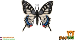 Zooted fecskefarkú lepke figura, 8 cm