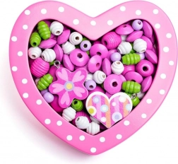 Gyöngyfűző készlet Szívecske