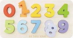 LE TOY VAN fa számbeillesztő puzzle, FSC fából