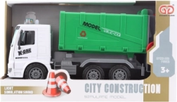 Elemes szemétszállító autó