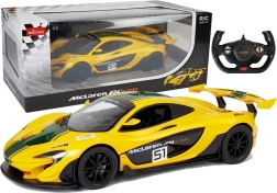 Távirányítású autó McLaren P1 GTR Rastar 1:14 sárga