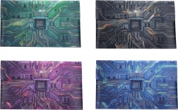 Patentgombos műanyag mappa Future Ready – alaplap motívummal, A4+