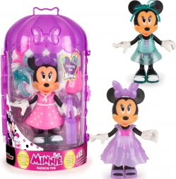 Disney Minnie Mouse divatbaba szekrénnyel és ruhácskákkal