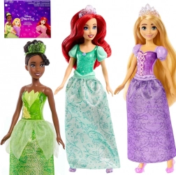 Mattel Disney hercegnők szettje 3 babával: Ariel, Tiana, Rapunzel