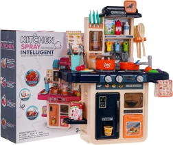 Gyerek konyha világítással, hangokkal, folyó vízzel és gőzzel, 42 darab