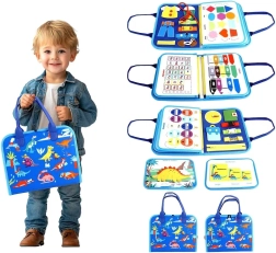 2Kids Toys érzékelést fejlesztő busy könyv – Dinoszauruszok