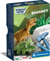 Clementoni Science & Play mini dinoszaurusz készlet