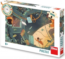 DINO puzzle – Találd meg a 10 tárgyat: Űr XL, 300 darab