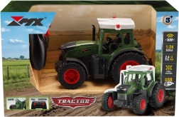 RC mezőgazdasági traktor 2,4 GHz 1:24 LED effektusokkal