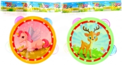 Tamburin állatkákkal, 13,5 cm