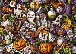 halloween puzzle 1000 darabbal