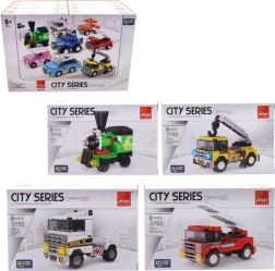 Közlekedési eszközös építőkockák gyerekeknek