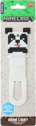 Minecraft pandás könyvlámpa