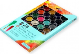 Akvarellfestékek 28 intenzív színben