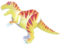 3D fa puzzle Tyrannosaurus rex festékekkel ARTLOVER