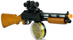 Interaktív játék puska AK 868-1 hang- és fényhatásokkal