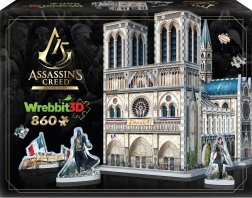 3D puzzle Assassin's Creed Unity: Notre-Dame katedrális 860 darab