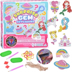 Kreatív adventi naptár gyémántszemes festéssel – medálok