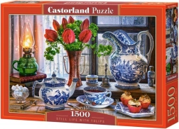 1500 darabos puzzle - Csendélet tulipánokkal