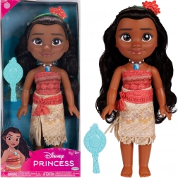 Disney hercegnő Vaiana (Moana) nagy baba 35 cm hajkefével