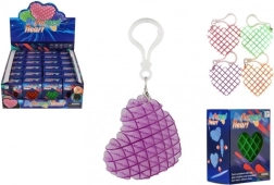 Stresszoldó fidget szív alakú medál