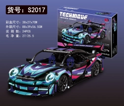 Sportautó építőkészlet, 1116 darab