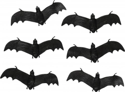 Dekoratív gumi denevérek Halloweenra