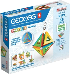 GEOMAG Supercolor panelek újrahasznosított műanyagból – 35 darab