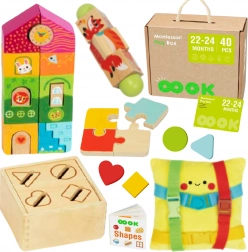 tooky toy montessori doboz 22–24 hónaposoknak – oktatási készlet 7 az 1-ben