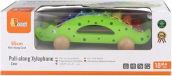 Fa húzható xilofon krokodil