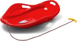 Gyerek szánkócsúszka kagyló formában Baby Mix Premium Komfort 80 cm piros