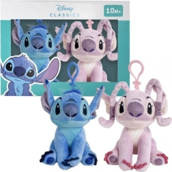 DISNEY STITCH/ANGEL plüss klipszek szett, 2 db