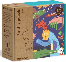 Puzzle 60 darabos Dzsungel